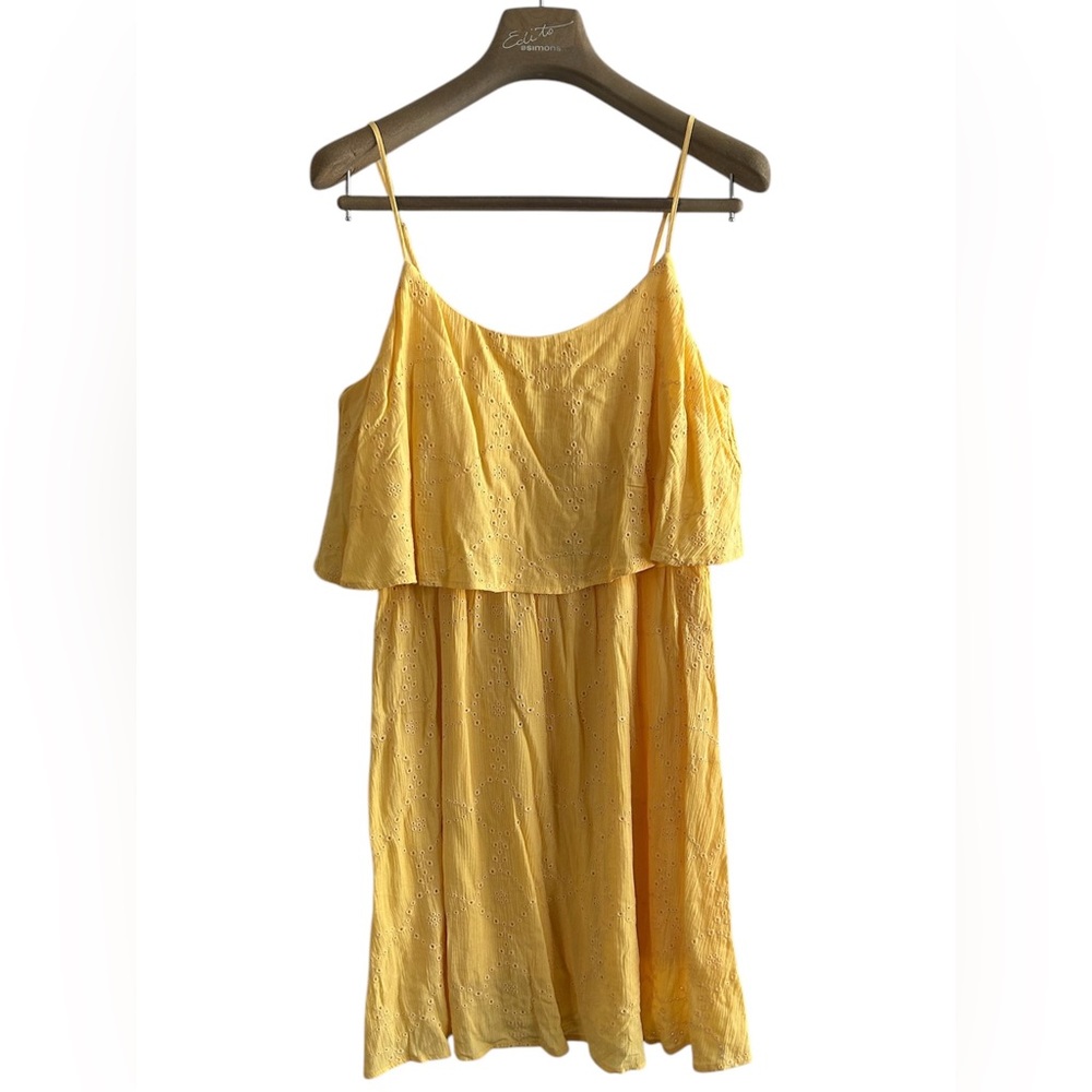 MED•NWT•KISMET•Yellow Sleeveless Dress•